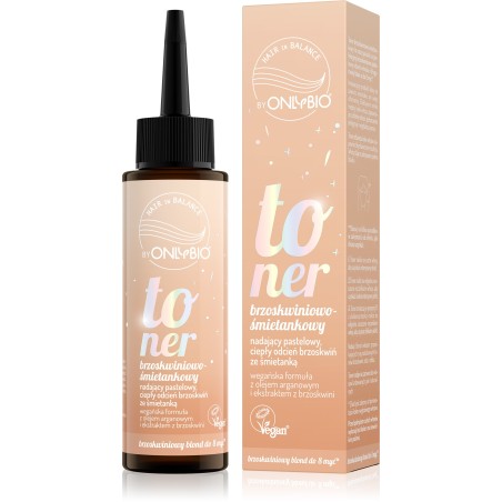 Hair in Balance by ONLYBIO Toner brzoskwiniowo-śmietankowy 100ml