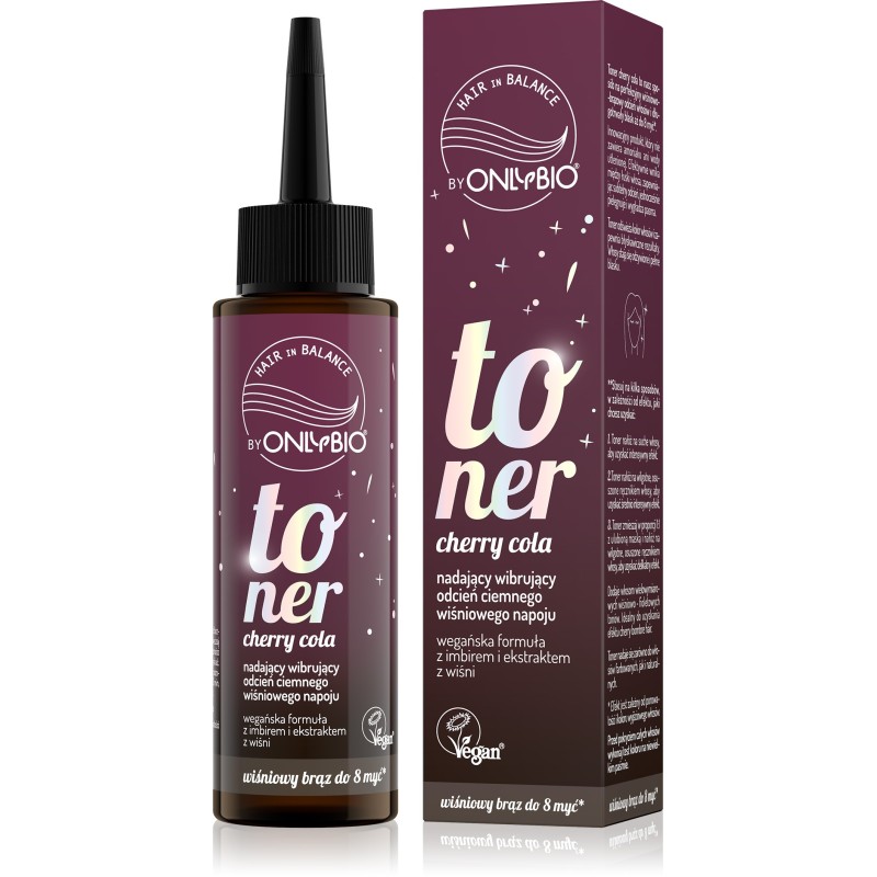 Hair in Balance by ONLYBIO Toner cherry-cola 100ml