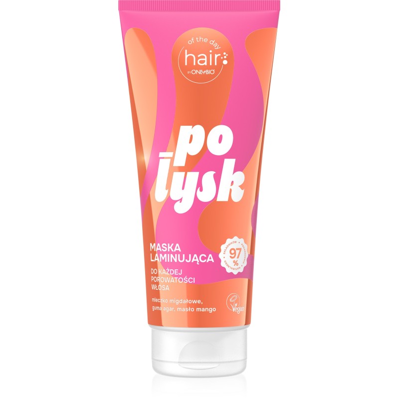 ONLYBIO Hair of the day Połysk Maska do laminacji włosów 200ml