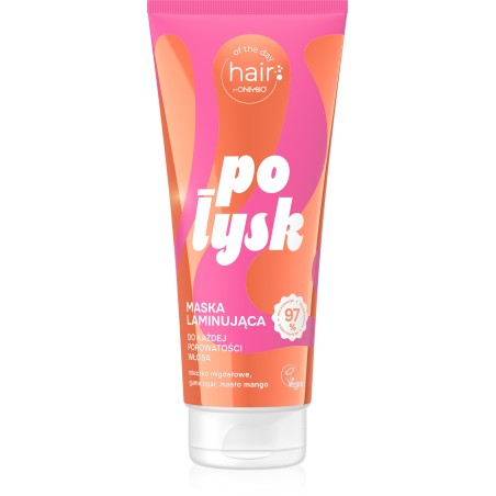 ONLYBIO Hair of the day Połysk Maska do laminacji włosów 200ml